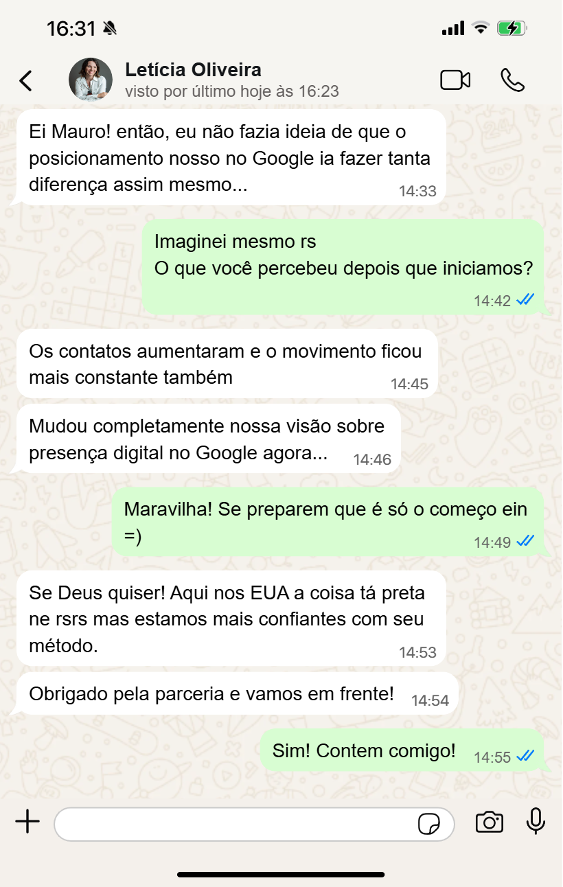 Depoimento - Letícia Oliveira